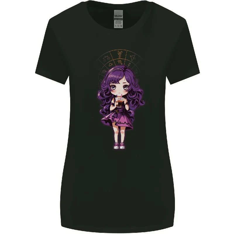 Anime Leo Chibi Womens Wider Cut T-Shirt Terry Blend Velvet Blend Canvas Blend