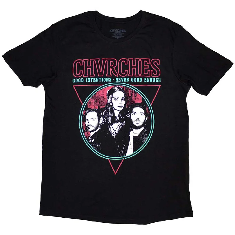 Chvrches | Official Band T-Shirt | Good Intentions Rayon Velvet Corduroy