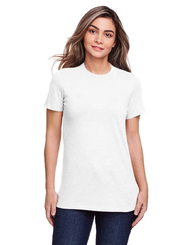 Gildan Ladies Softstyle CVC T-Shirt | White Machine Wash Dry Clean Hand Wash