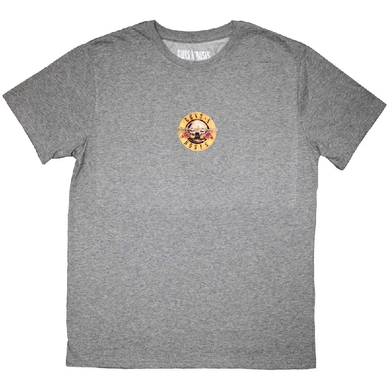 Guns N' Roses | Official Band T-Shirt | Mini Circle Logo Asymmetrical Pockets Print