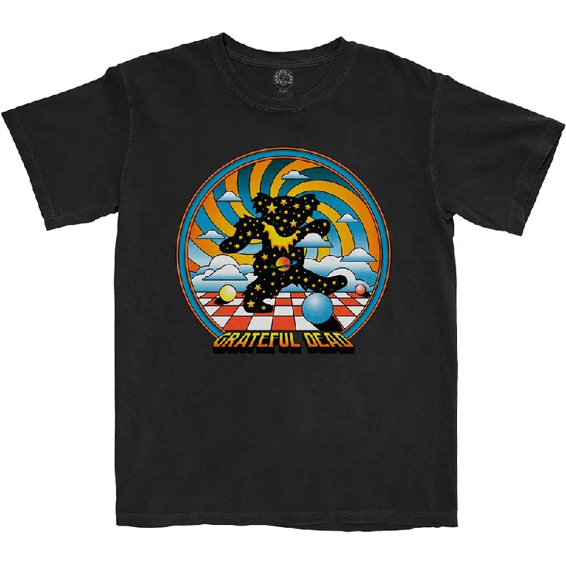 Grateful Dead | Official Band T-Shirt | Stars Bear Collared T-Shirt Boat Neck A-Line