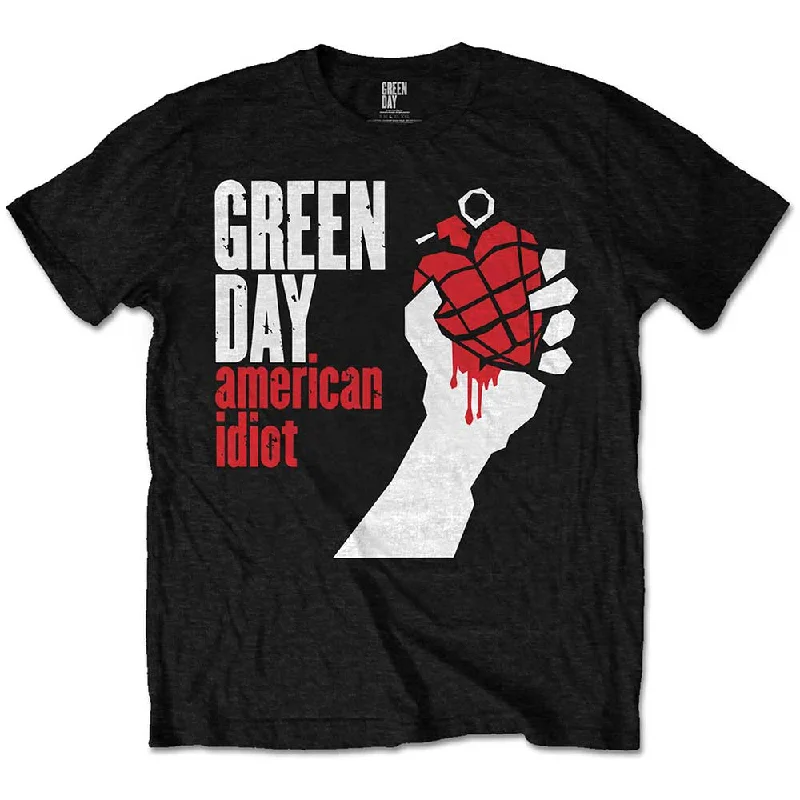 Green Day | Official Kids Band T-Shirt | American Idiot Lace Blend Ribbed Blend Corduroy Blend