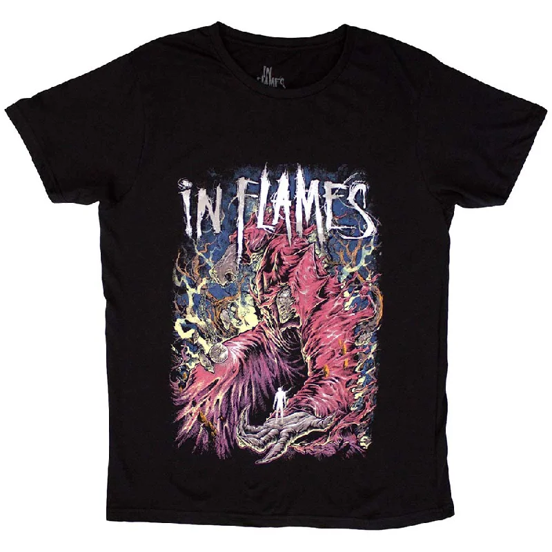 In Flames | Official Band T-Shirt | Nothing But Pain Mesh Blend Leather Blend Suede Blend