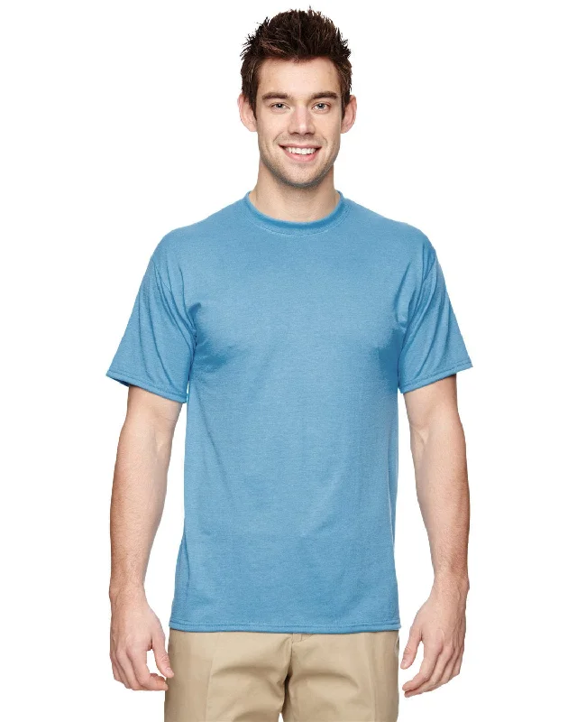 Jerzees 100% Polyester Crewneck T-Shirt | Light Blue Machine Wash Dry Clean Hand Wash