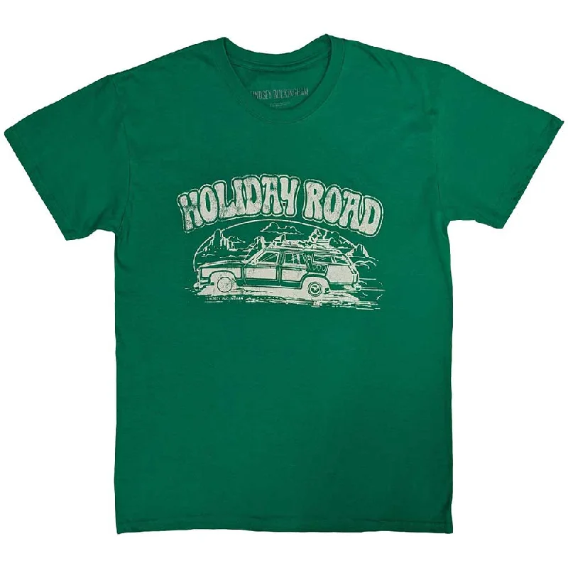 Lindsey Buckingham | Official Band T-Shirt | Holiday Road Embroidered Appliqued Beaded