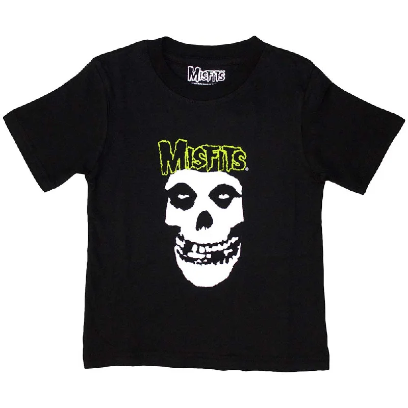 Misfits | Official Kids Band T-Shirt | Skull & Logo Layered Multi-layer Single Layer