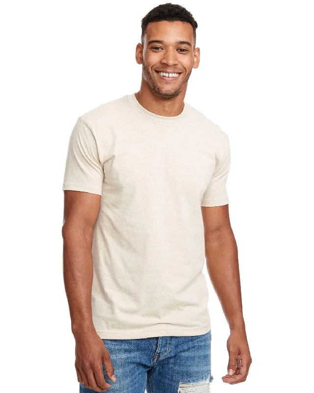 Next Level Mens CVC Crewneck Tee | Cream Fashionable Trendy Casual