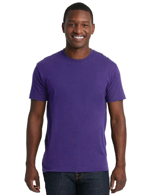 Next Level Unisex Short Sleeve T-Shirt | Purple Rush Wool Fabric Cashmere Fabric Tweed Fabric