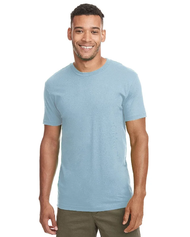 Next Level Unisex Short Sleeve T-Shirt | Stonewash Denim Rayon Fabric Velvet Fabric Corduroy Fabric