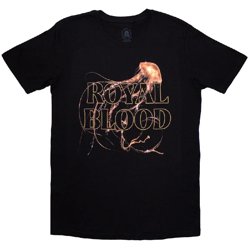 Royal Blood | Official Band T-Shirt | Entangled Logo Cotton Fabric Linen Fabric Terry Fabric