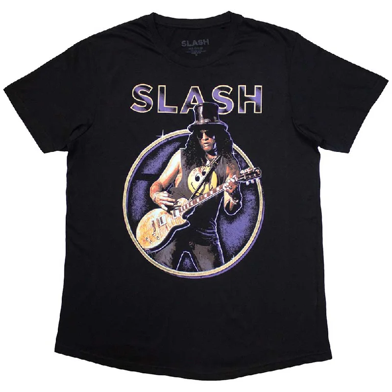 Slash | Official Band T-Shirt | Purple Circle Modern Contemporary Chic