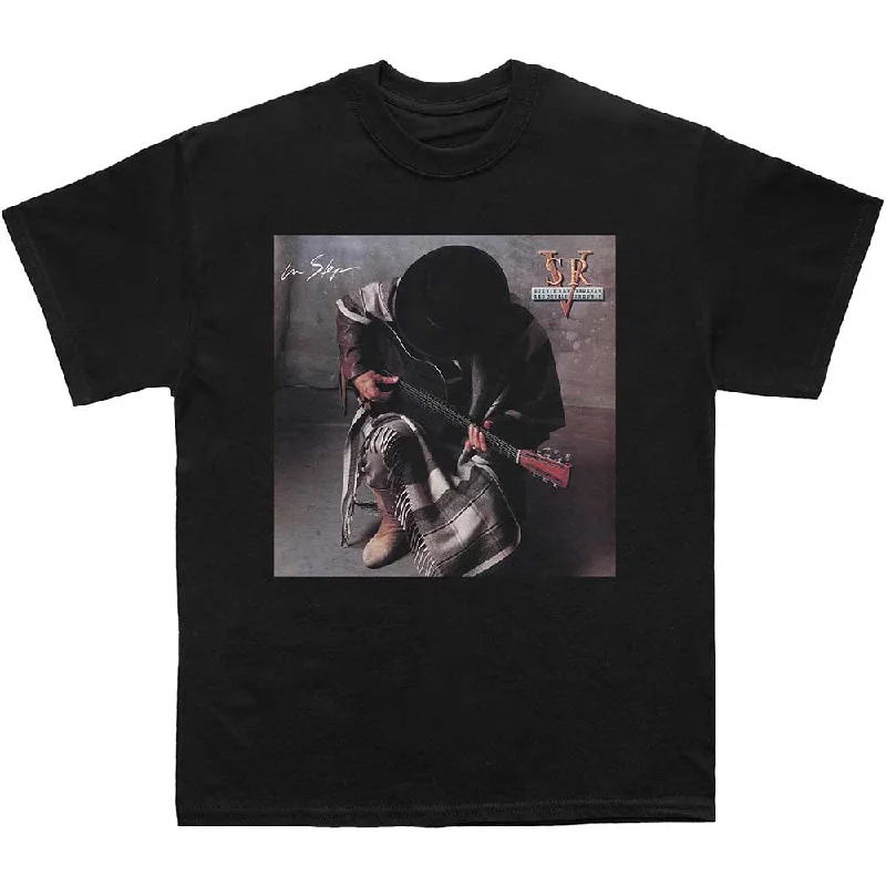 Stevie Ray Vaughan | Official Band T-Shirt | In Step Album Chenille Brocade Lace