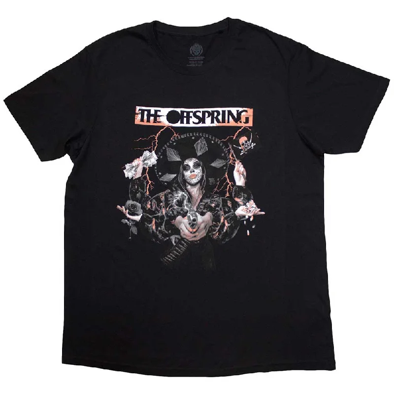 The Offspring | Official Band T-Shirt | Gun Girl Collared Crew Neck Turtle Neck