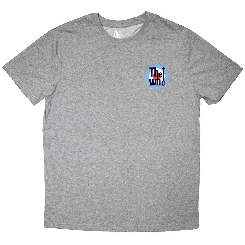 The Who | Official Band T-Shirt | Mini Target Logo Collared Crew Neck Turtle Neck