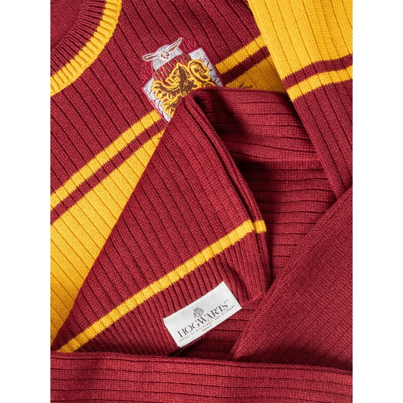 Harry Potter Gryffindor Adult Varsity Jumper Collared Crew Neck Turtle Neck