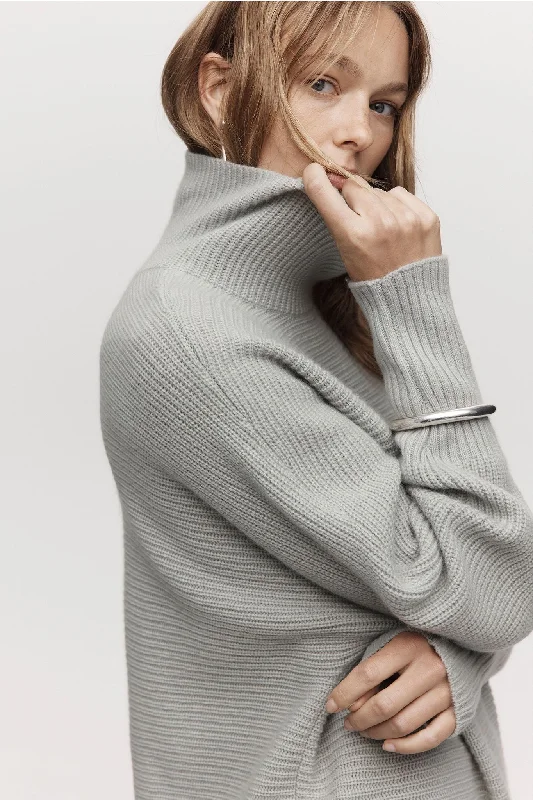 Marle Dali Jumper - Sage Boxy Sweater Fitted Sweater A-Line