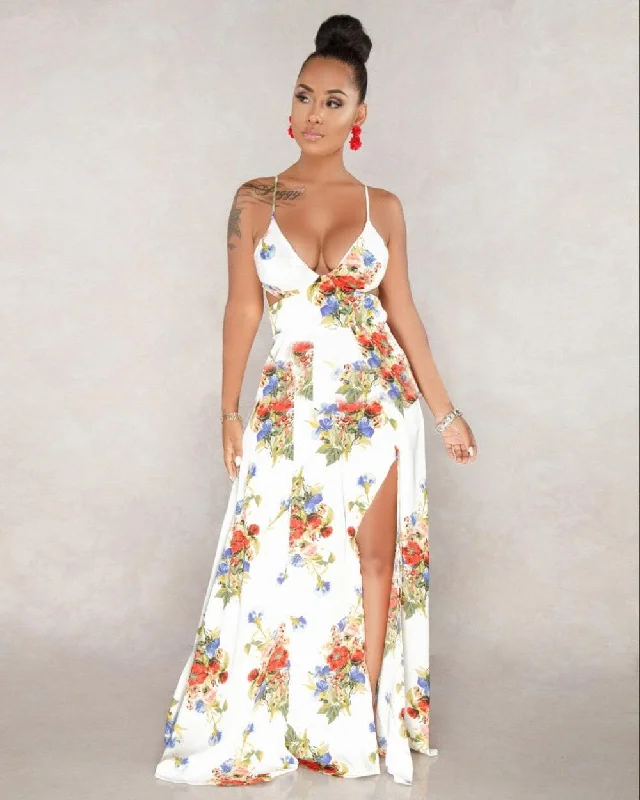 Sora Floral Maxi Dress Stylish Longline Maxi Dress