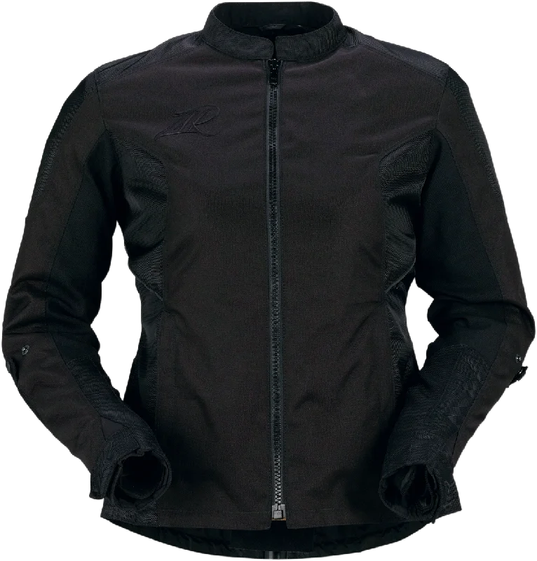 Z1R Women's Zephyr Jacket - Black - XS 2822-0983 Zip Front Button Front Snap Front