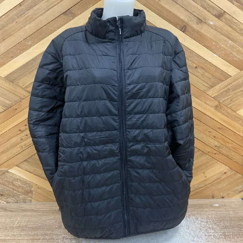 Core365 - Women's Warm Logik Puffy Jacket - MSRP$60: Black-women-2XL Front Pockets Side Pockets Patch Pockets