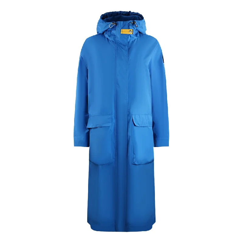 Parajumpers Cara Crayon Blue Long Jacket Jacket Blazer Coat