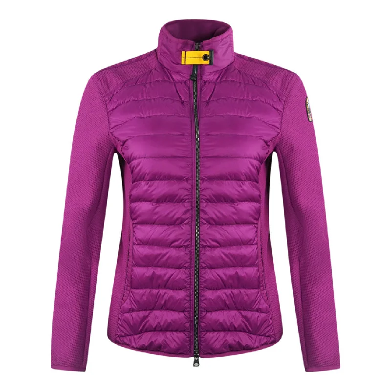 Parajumpers Olivia Deep Orchid Purple Jacket Herringbone Jacket Houndstooth Jacket Plaid Jacket