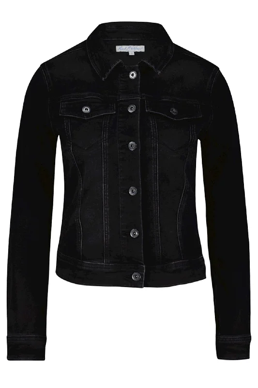 Red Button SRB4125 Jacky Black Denim Jacket Denim Jacket Leather Jacket Suede Jacket