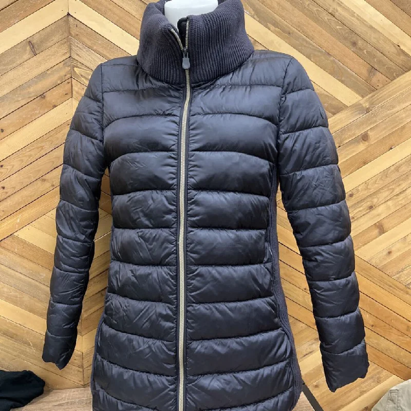 Save The Duck - Women's Puffer Jacket - MSRP $278: Dark Grey-women-LG Anorak Shell Jacket Lightweight Jacket