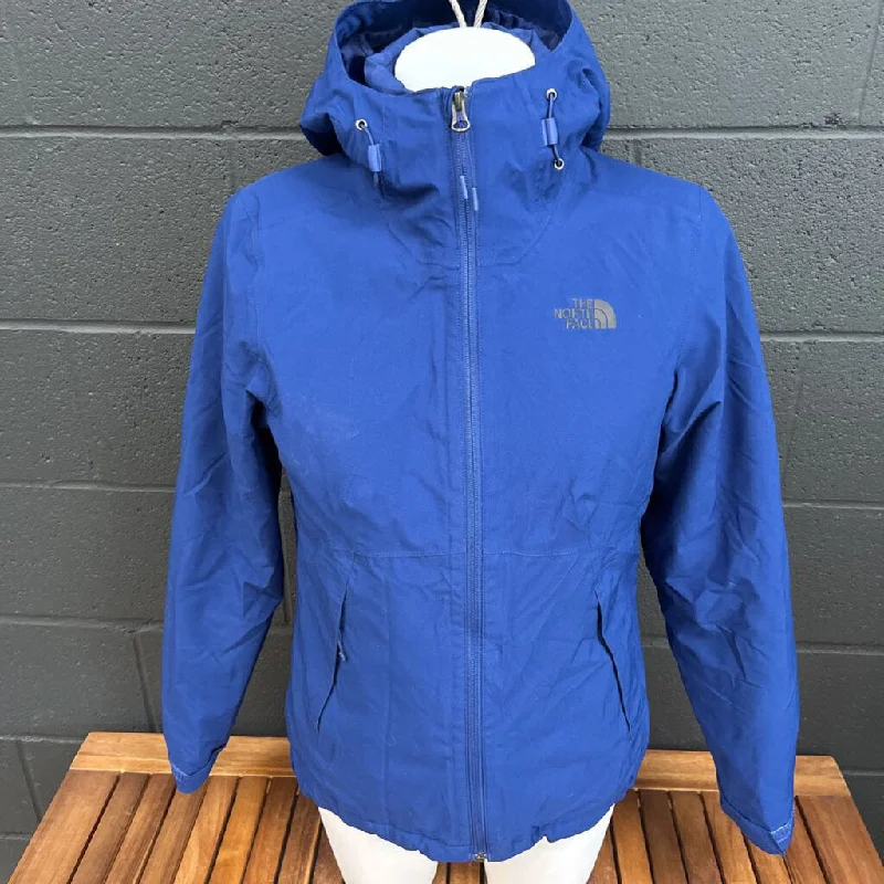 The North Face - Carto 3-in-1 Triclimate Jacket - MSRP $335: Blue-women-SM Striped Jacket Polka Dot Jacket Floral Jacket