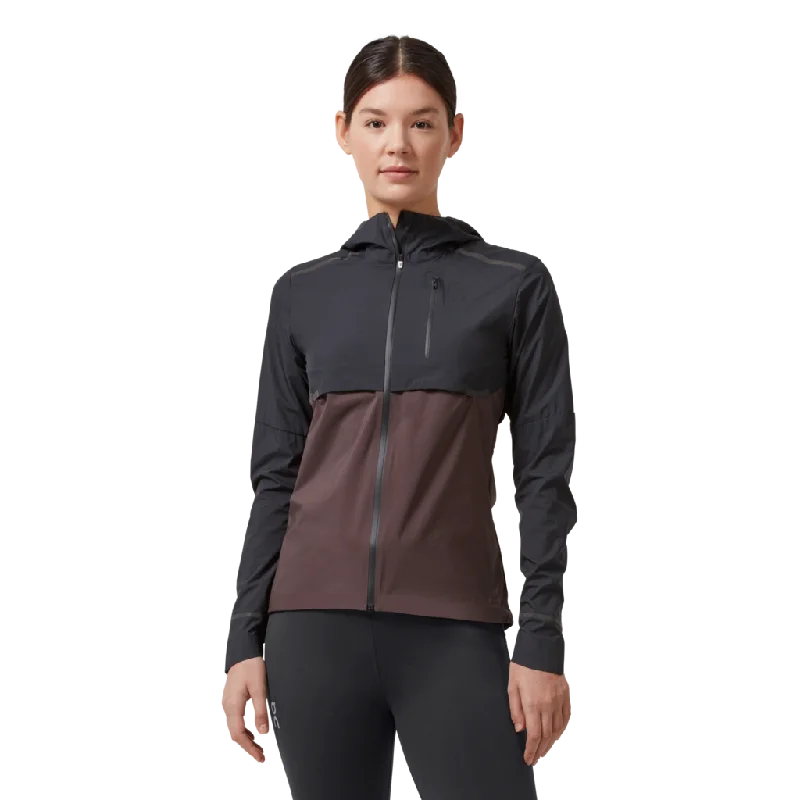 Women's On Running Weather Jacket - 204.00128 Zip Front Button Front Snap Front