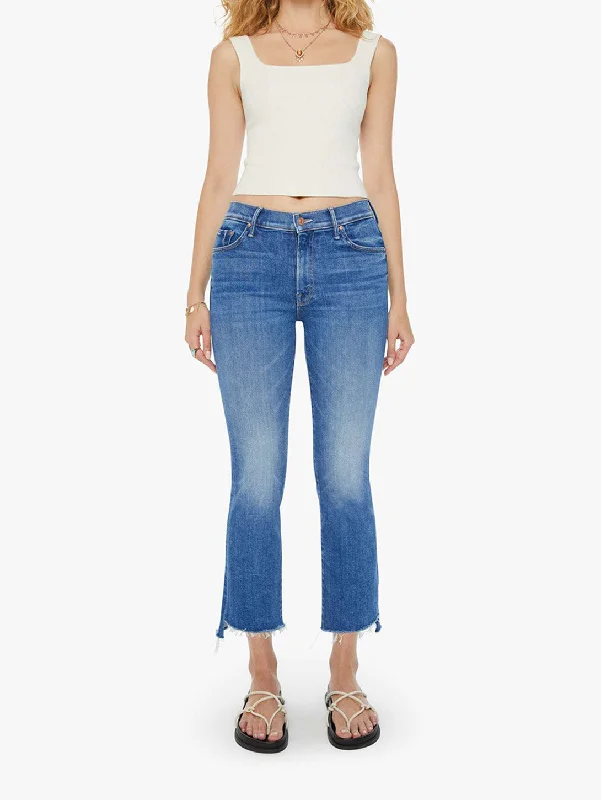 The Insider Crop Fray Jean - Different Strokes Stylish Tapered Fit Jeans