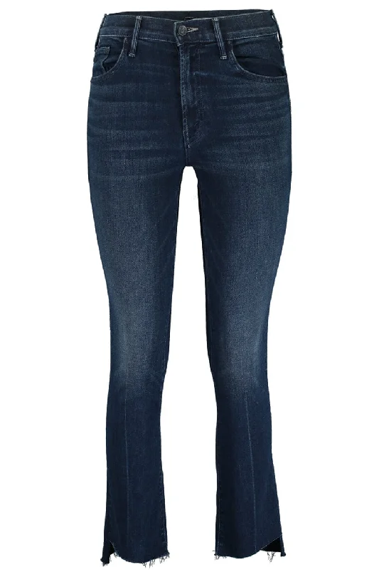 The Insider Crop Step Fray Jean Fashionable Straight Cut Jeans