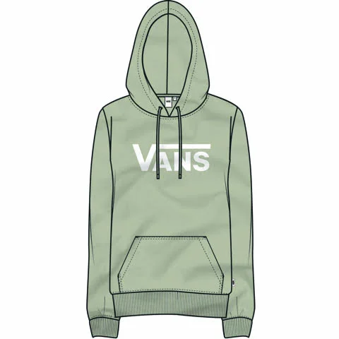 Classic V Hoodie Hoodie with Elastic Cuffs Stretchable Comfortable