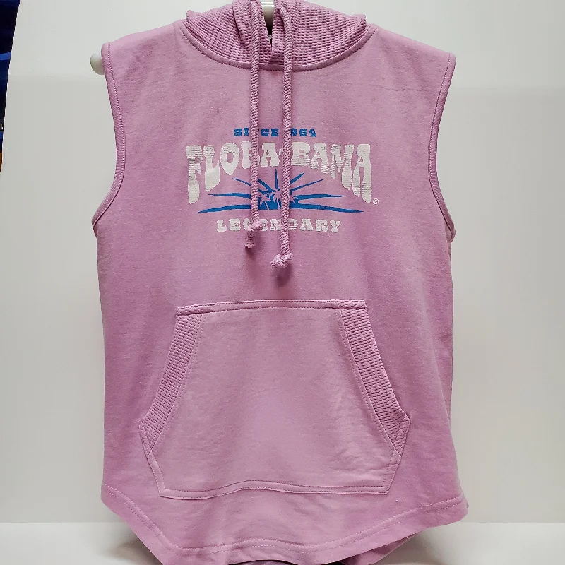 Flora-Bama Kinsley Sleeveless Hoodie Hoodie with Bell Sleeves Flared Feminine