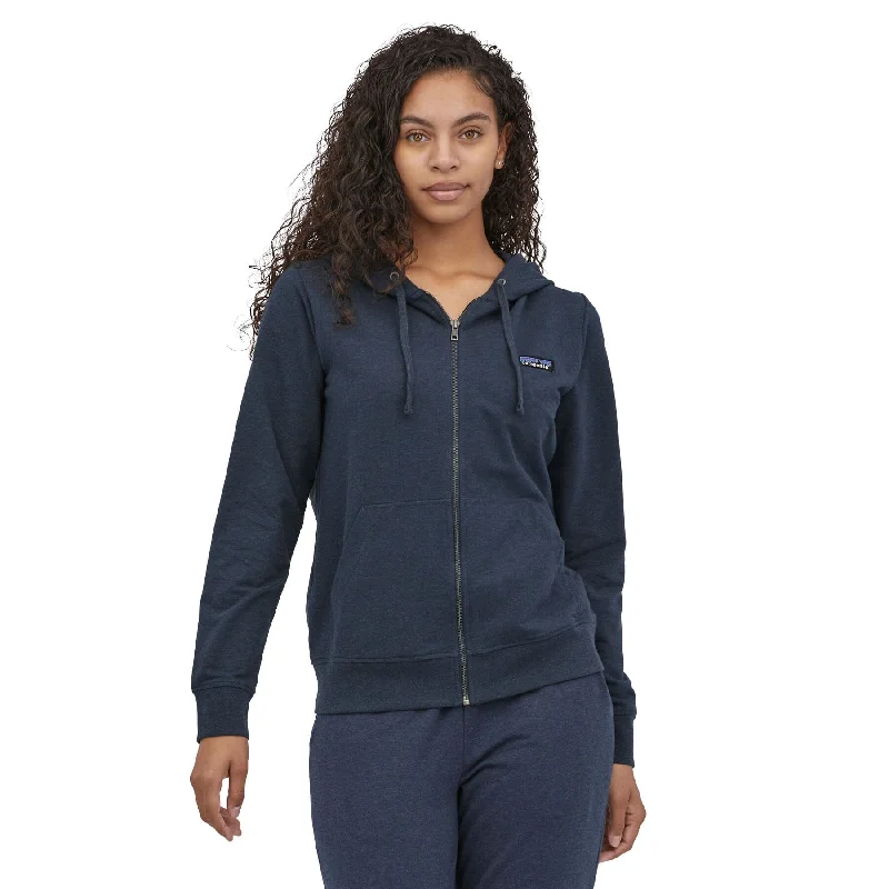 W's Ahnya Full-Zip Hoody - Organic cotton & Recycled polyester Hoodie with Drawstring Waist Adjustable Fitted