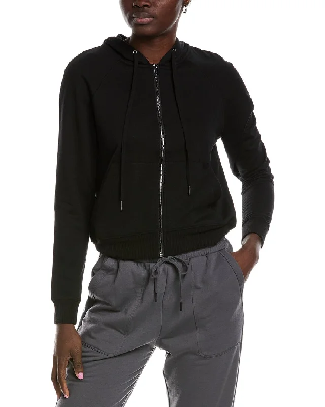 Splendid Supersoft Zip Hoodie Hoodie with Monochrome Minimalist Simple