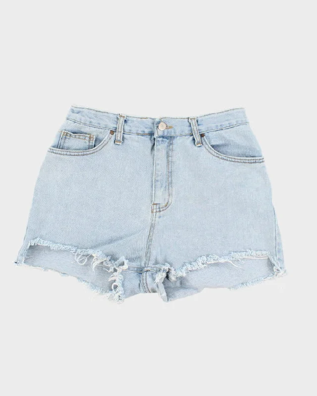 Vintage Women's Cut Off Jean Shorts - W28 Elegant Dark-Wash Bootcut Jeans