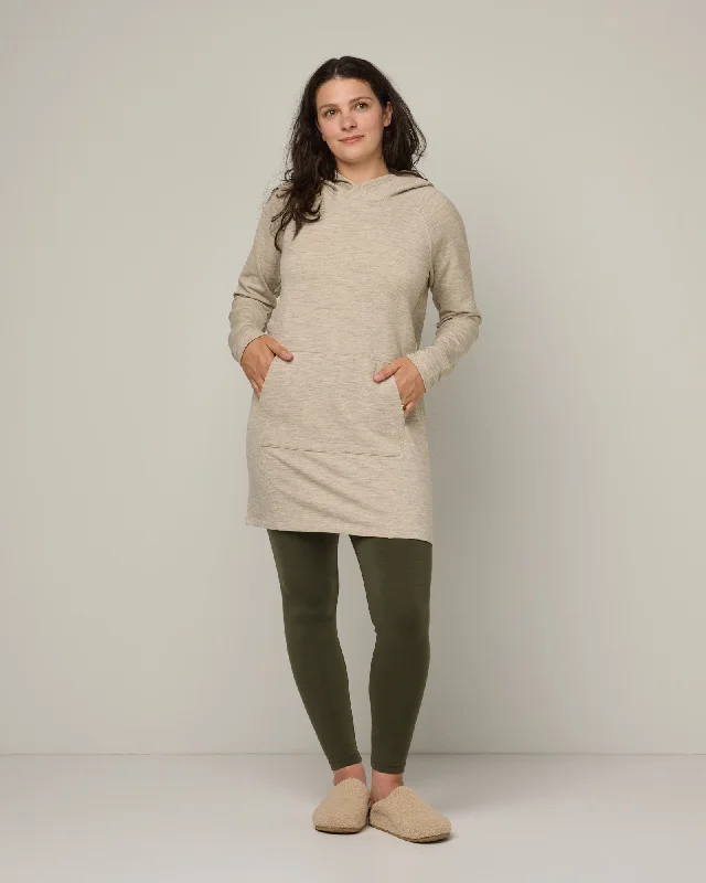 Everett Hoodie Tunic Hoodie with Side Slits Relaxed Casual