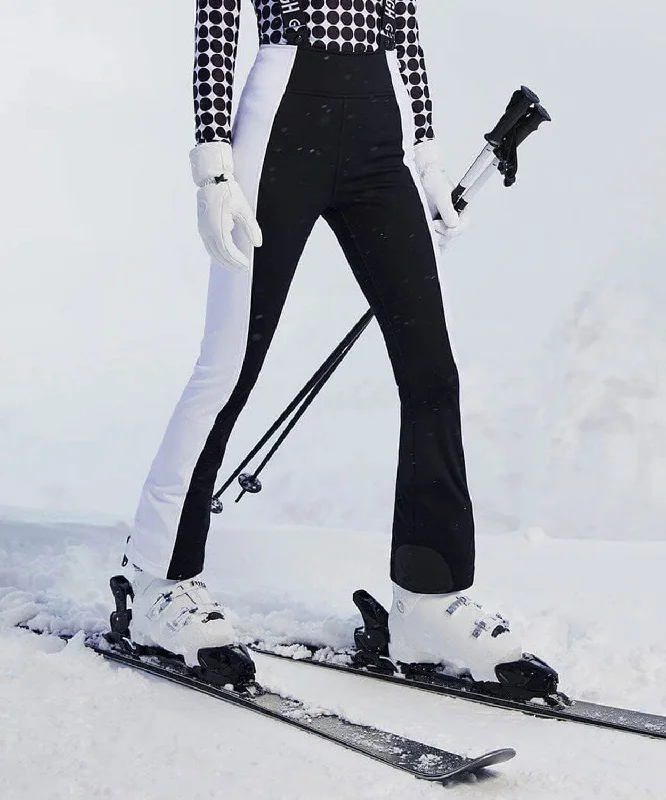 Women's Retro Ski Pants Elegant Trouser Pants