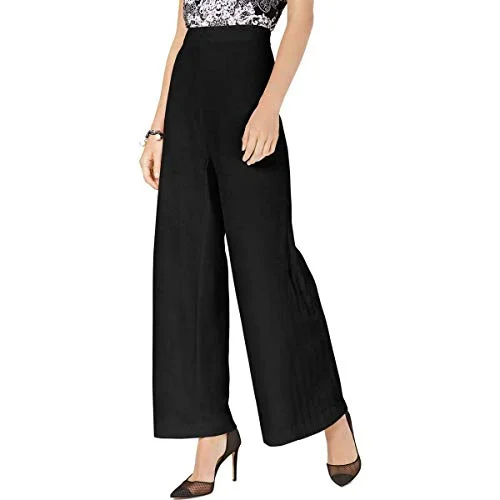 INC Pleated Wide-Leg Pants Chic Checkered Pants