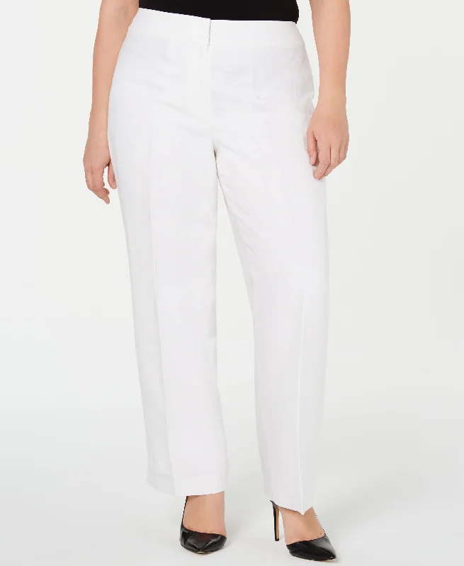 Nine West Plus Size Lightweight Pants Casual Track Pants