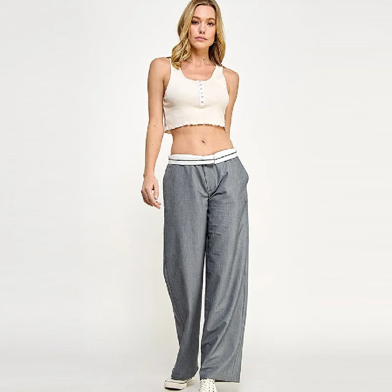 Soft Chino Pants (Heather Grey) Casual Plaid Pants