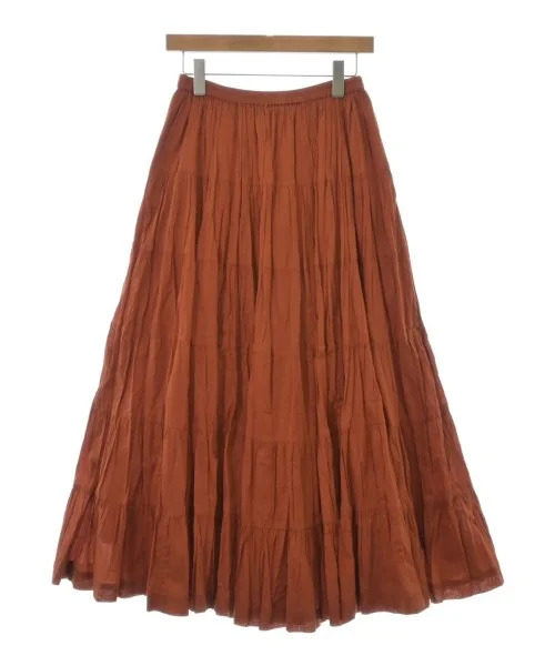 MARIHA Long/Maxi length skirts silk skirt smooth