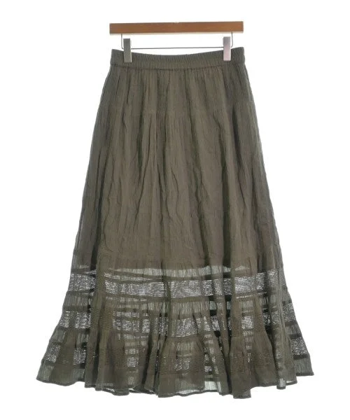 Plage Long/Maxi length skirts leather skirt sleek