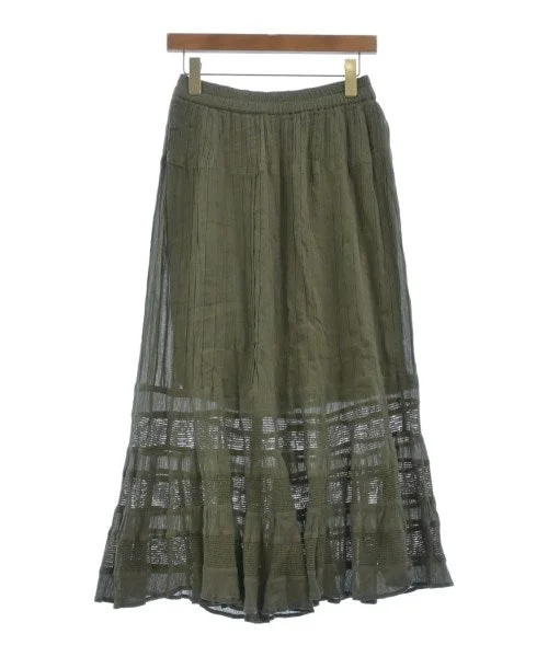 Plage Long/Maxi length skirts cashmere skirt plush