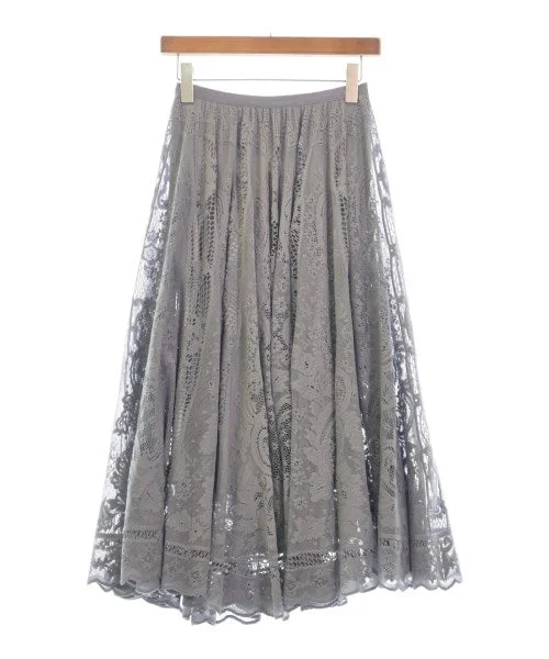 Couture brooch Long/Maxi length skirts lace skirt feminine