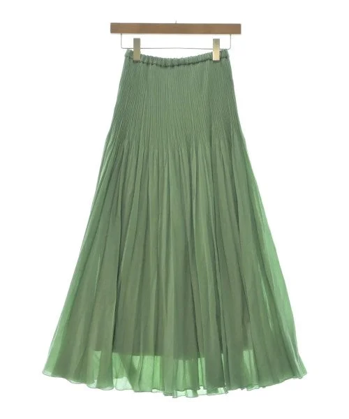 ADAWAS Long/Maxi length skirts ribbed skirt waist