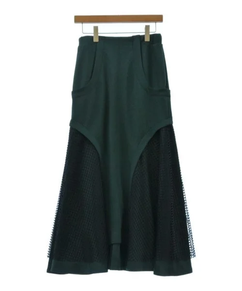 UN3D. Long/Maxi length skirts belted skirt waist