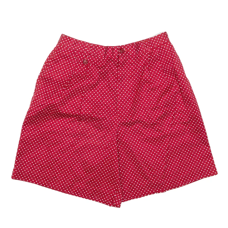 LIZ CLAIBORNE Skort Casual Shorts Red Loose Polka Dot Womens XXS W26 linen skirt airy